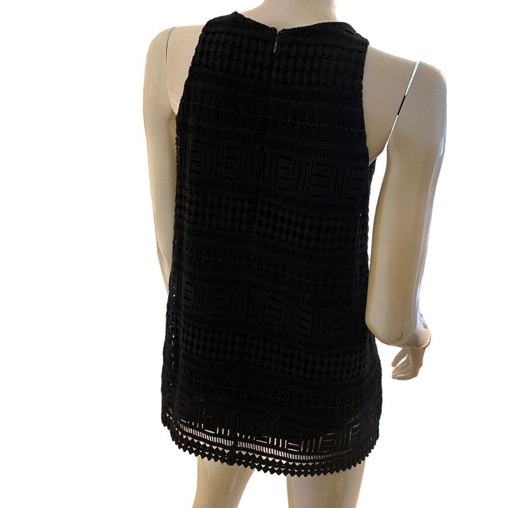 Vince Aztec Crochet Knit Halter Tank - Picture 7 of 7